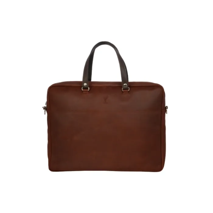 Frandi Sac business cuir femme marron & gold | Élégance professionnelle>Homme Porte-Documents Cuir | Sac-Sacoches Cuir