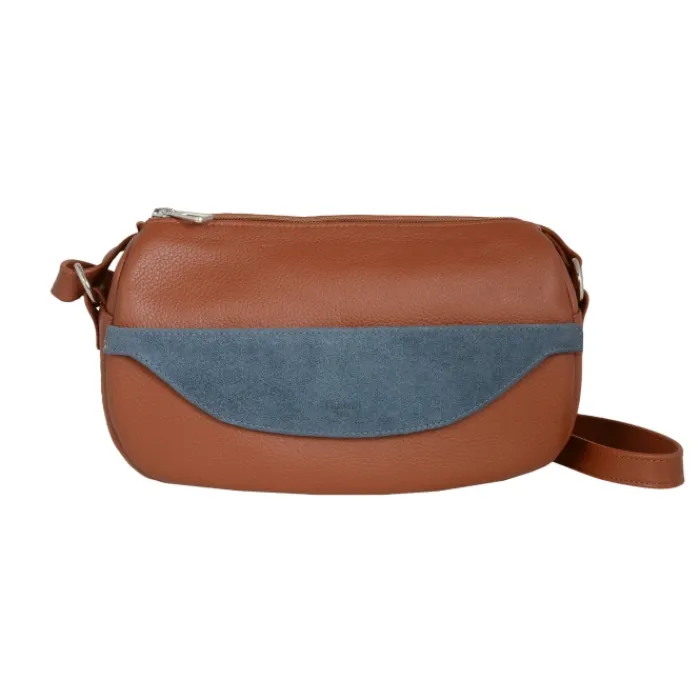 Frandi Sac Caroline Camel Paillettes>Femme Sac Cuir