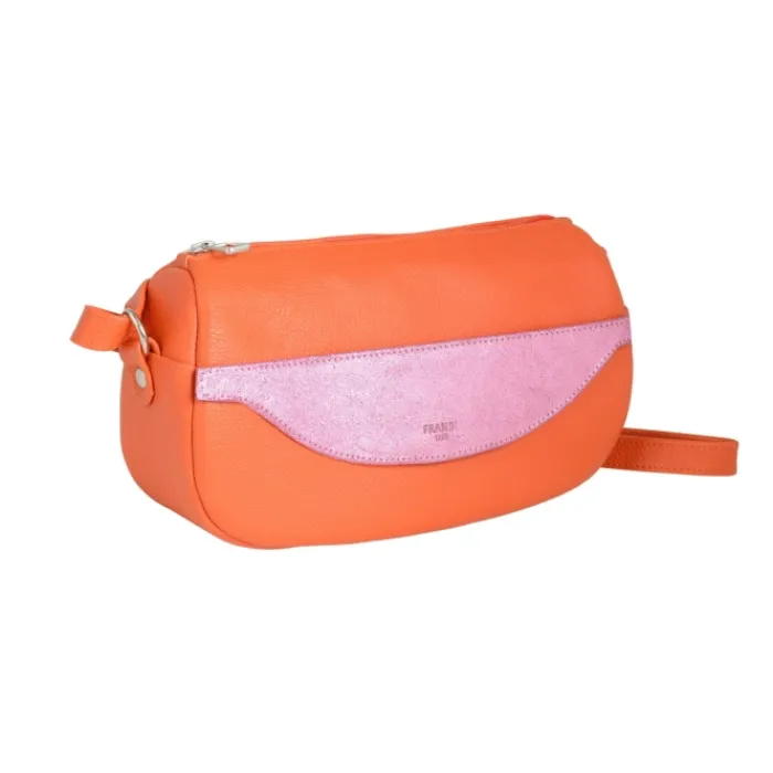 Frandi Sac Caroline Orange>Femme Sac Cuir