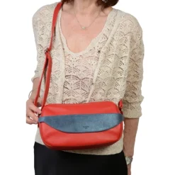 Frandi Sac Caroline Rouge Paillette><noscript><img width=