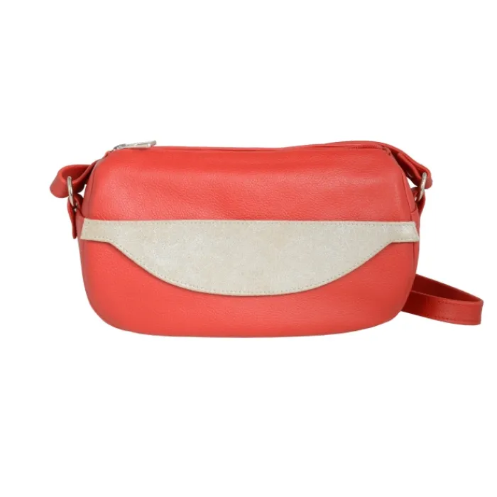 Frandi Sac Caroline Rouge Paillette>Femme Sac Cuir