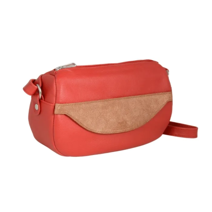 Frandi Sac Caroline Rouge Paillette>Femme Sac Cuir