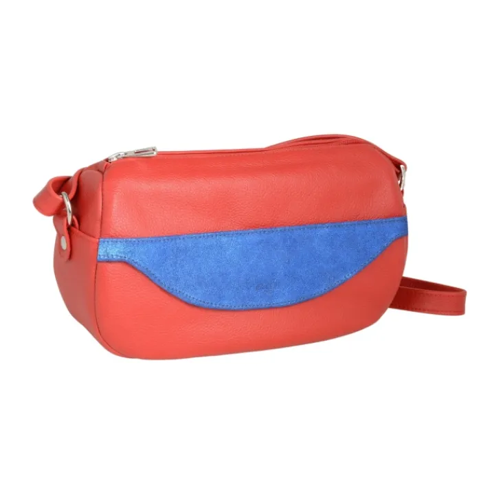 Frandi Sac Caroline Rouge Paillette>Femme Sac Cuir