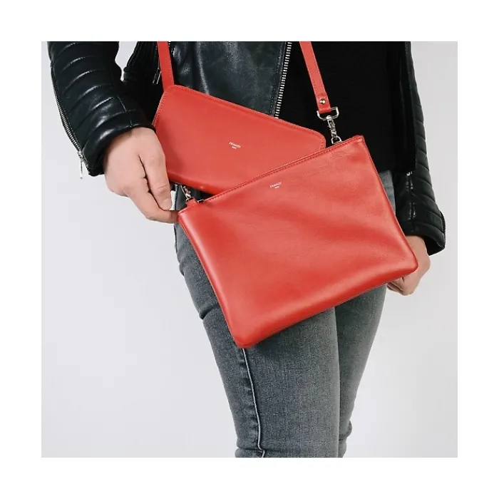 Frandi Sac cuir bandoulière femme - Made in France>Femme Sac Cuir