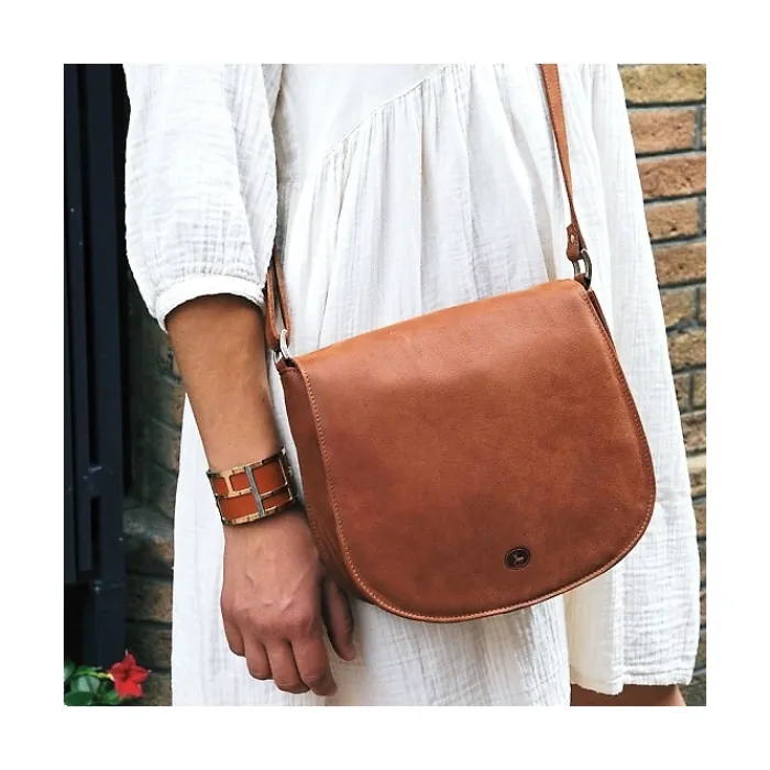 Frandi Sac femme en cuir pleine fleur ->Femme Sac Cuir