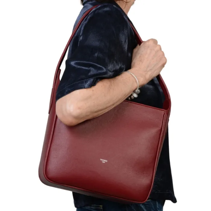 Frandi Sac porté épaule - Fabrication France ->Femme Sac Cuir