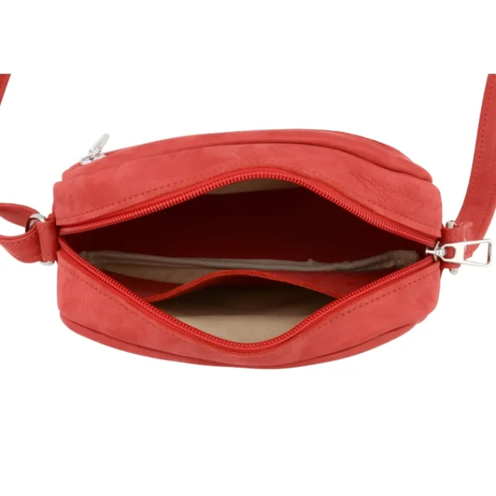 Frandi Sac Trotteur en Nubuck | Élégance du cuir et praticité pour un sac à main>Femme Sac Cuir