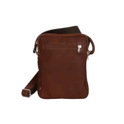 Frandi Sacoche en cuir avec double compartiment ->Homme Sac-Sacoches Cuir