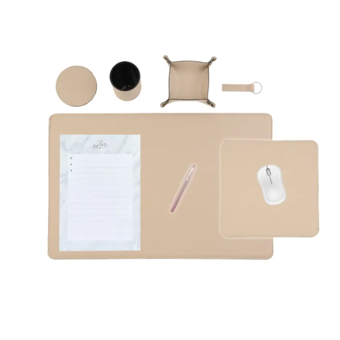 Frandi Set de bureau>Femme Sous-Main Bureau Cuir | Sous-Main Bureau