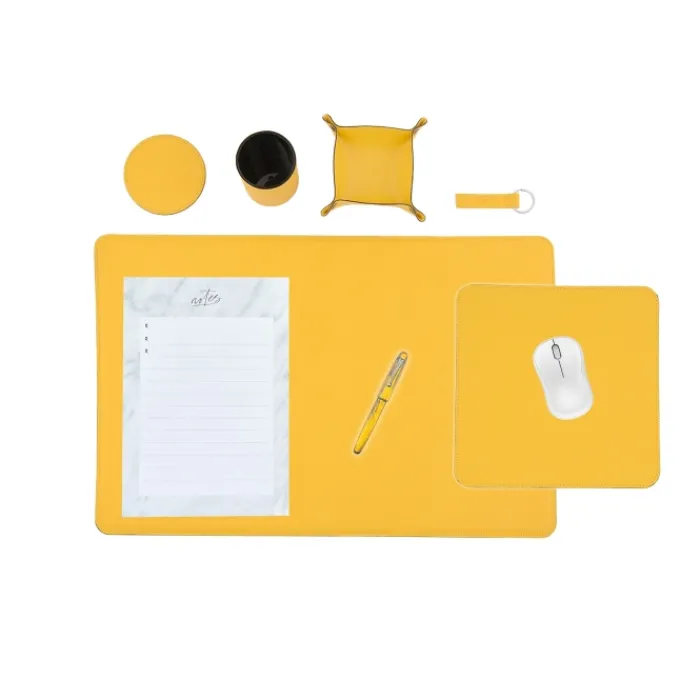 Frandi Set de bureau>Femme Sous-Main Bureau Cuir | Sous-Main Bureau