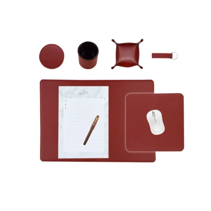Frandi Set de bureau>Femme Sous-Main Bureau Cuir | Sous-Main Bureau
