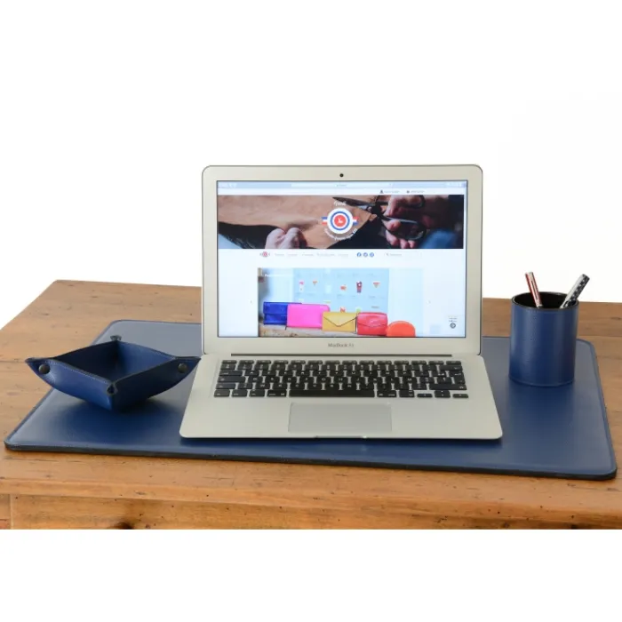 Frandi Sous main cuir luxe 60/40 cm - Fabrication France>Homme Sous-Main Bureau