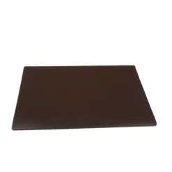 Frandi Sous main de bureau en cuir marron -><noscript><img width=