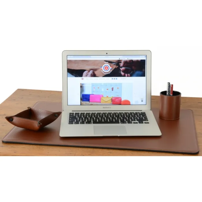 Frandi Sous-main bureau avec grain dauphin 80/40 cm>Homme Sous-Main Bureau